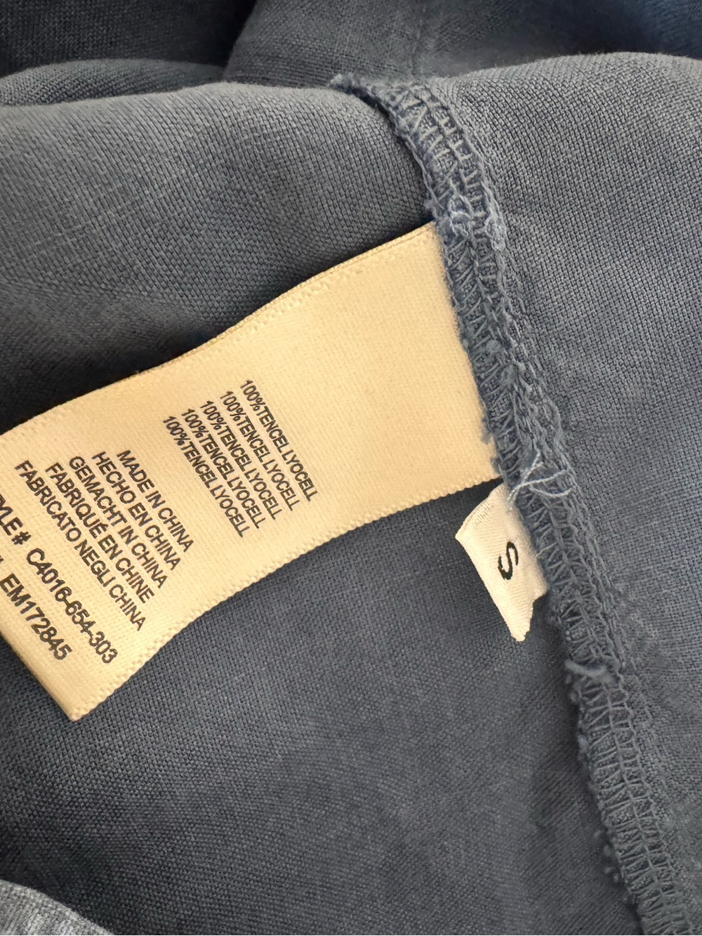 Cloth & Stone Blue Tie-Front Surf Shirt - Picture 10 of 10